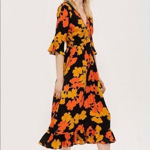 Topshop 3/4th Flared Dress